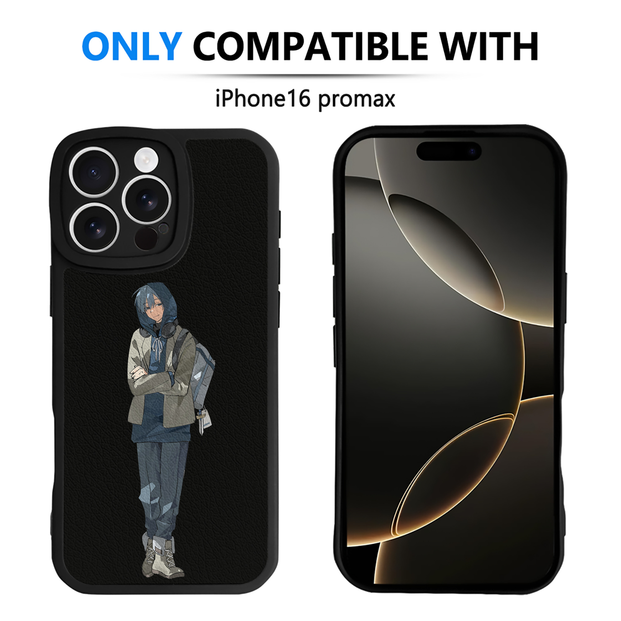 （画像用） 葬送のフリーレン Frieren 【iPhone 16シリーズ対応】シリコンスマホケース（レザー調） 材質：シリコン